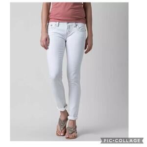 Miss Me Low Rise Y2k Skinny Size 32 Pockets Denim Jeans Size 32 30